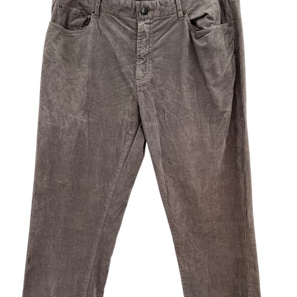 Faherty Stretch Corduroy Pants Gray Size 35 - Picture 3 of 12